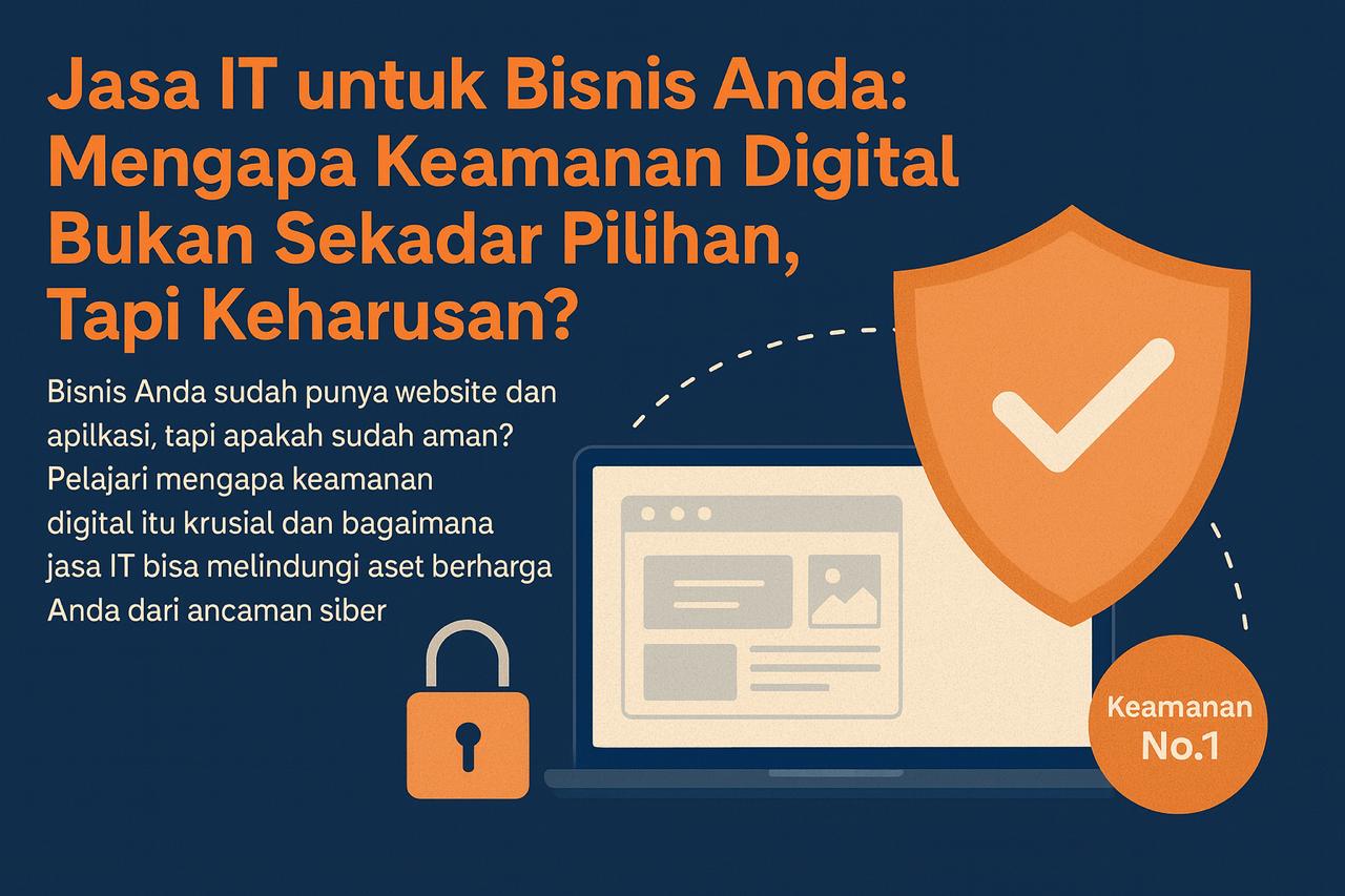 Jasa IT untuk Bisnis Anda: Mengapa Keamanan Digital Bukan Sekadar Pilihan, Tapi Keharusan?