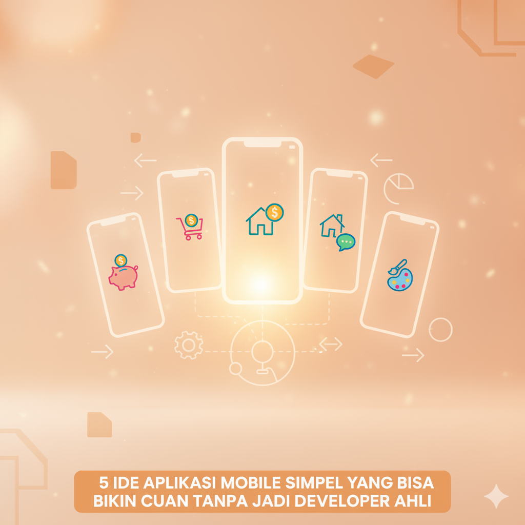 5 Ide Aplikasi Mobile Simpel yang Bisa Bikin Cuan Tanpa Jadi Developer Ahli